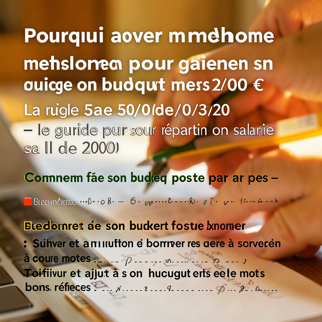 Cahier de suivi budget posé sur une table avec stylo et tasse de café, méthode gestion argent