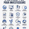 Femme d'affaires concentrée examinant des graphiques d'investissement.