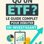 Illustration d'un investissement avec des ETF, représentant la diversification du patrimoine financier.