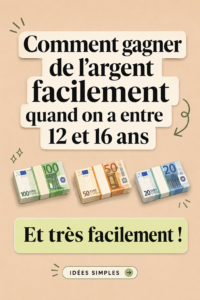 Un adolescent souriant comptant de l'argent en jouant à un jeu éducatif.