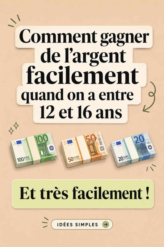 Un adolescent souriant comptant de l'argent en jouant à un jeu éducatif.