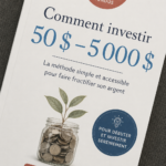Femme en train de consulter des options d'investissement simples à partir de 50 euros.