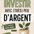 Femme réfléchissant à des options d'investissement avec peu d'argent.