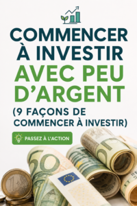 Femme souriante vérifiant ses investissements sur une application mobile.