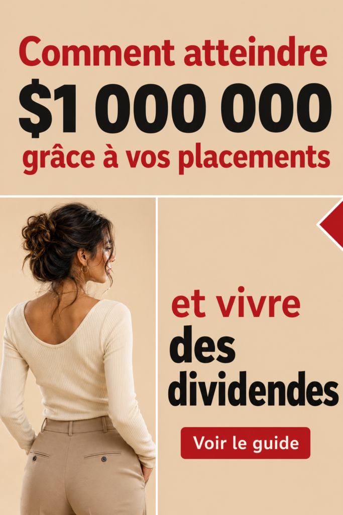 Femme heureuse examinant ses investissements pour vivre de ses dividendes.