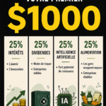 Femme analysant des graphiques d'investissement avec un ordinateur portable