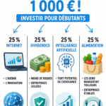 Femme investissant de l'argent sur un ordinateur portable