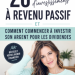 femme investissant dans des options de revenu passif