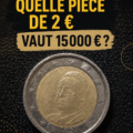Image d'une pièce de 2 euros rare qui pourrait valoir jusqu'à 15 000 euros.