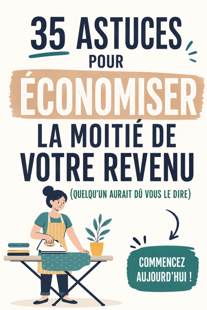 Femme regardant une liste d'astuces pour économiser de l'argent.