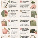 Femme analysant un budget sur son ordinateur, entourée de fournitures financières.