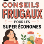 Femme souriante planifiant son budget pour une vie frugale.