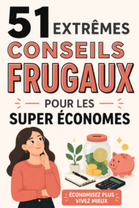 Femme souriante planifiant son budget pour une vie frugale.