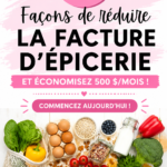 Femme heureuse faisant ses courses avec une liste en main, représentant des astuces pour économiser.