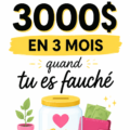 Femme souriante consultant ses finances pour économiser 3000 € en trois mois.