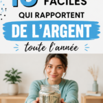 Femme souriante en train de peindre, représentant un hobby créatif qui peut rapporter
