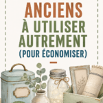 Un collage d'objets réutilisés dans un intérieur chaleureux et créatif