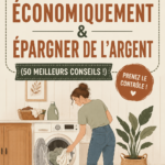Femme regardant une feuille de budget, s'inspirant pour vivre frugalement