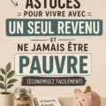 Une femme réfléchissant à la gestion de son budget familial avec des notes et un ordinateur.