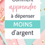 Femme souriante regardant un budget sur son ordinateur, prêtant attention à ses dépenses.