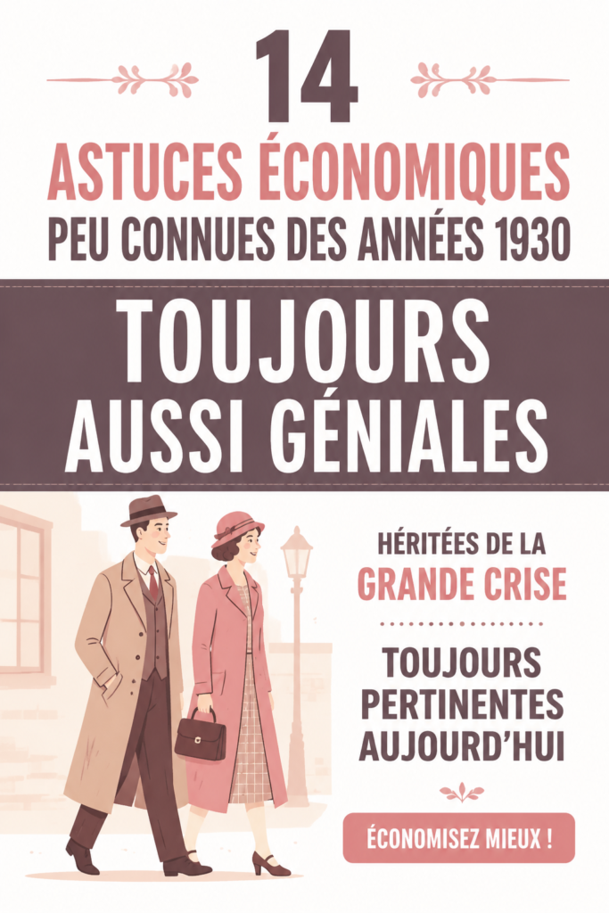 Astuce frugale vintage inspirée des années 1930