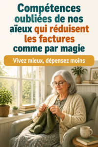 Femme pratiquant un savoir-faire ancien pour réduire ses dépenses