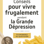 Astuce de vie frugale avec des produits ménagers simples