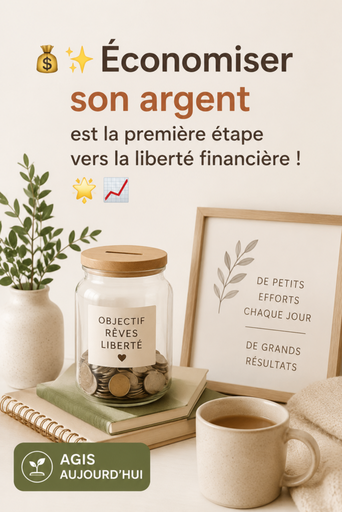 Femme souriante tenant un cochon tirelire, symbolisant l'économie et la liberté financière.
