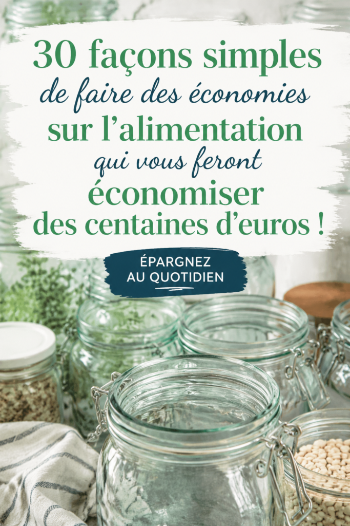 astuces pour économiser sur les courses alimentaires