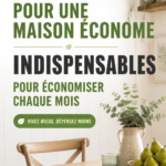 Sélection de 18 essentiels pour une maison économique et pratique.