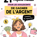 Adolescents souriants travaillant ensemble sur un projet lucratif