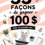 Femme souriante tenant des billets de banque, illustrant des idées pour gagner de l’argent.