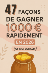 Femme souriante tenant une liasse de billets, illustrant des moyens de gagner de l'argent rapidement.