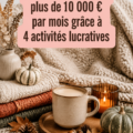 Femme souriante travaillant sur un ordinateur portable, représentant le travail freelance pour un revenu complémentaire.