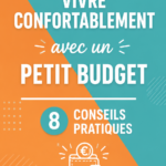 Femme souriante réfléchissant à ses finances pour mieux gérer son budget.