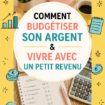 Femme se concentrant sur son budget avec un ordinateur et des notes