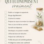 Femme regardant une sélection de vêtements abordables pour économiser de l'argent.