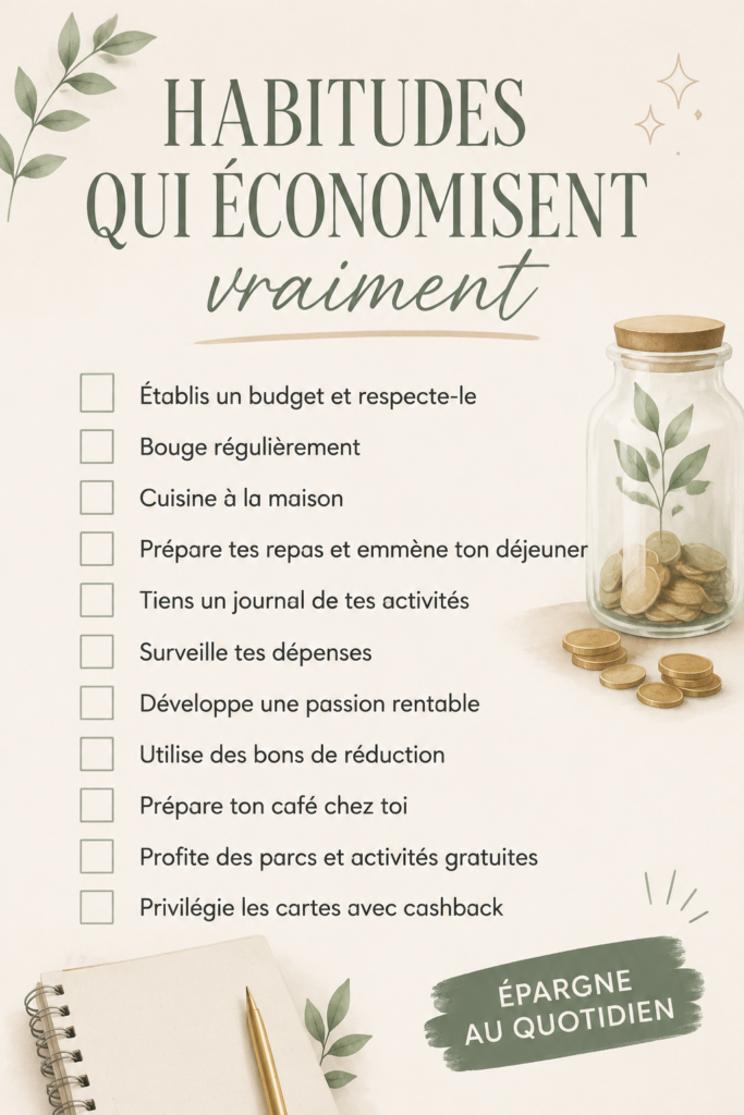 Femme regardant une sélection de vêtements abordables pour économiser de l'argent.