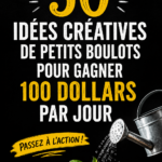 Femme souriante travaillant sur un projet de side hustle à domicile