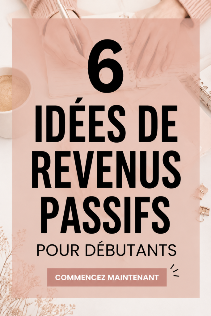 Femme d'une trentaine d'années, souriante, devant un ordinateur, explorant des idées de revenus passifs.