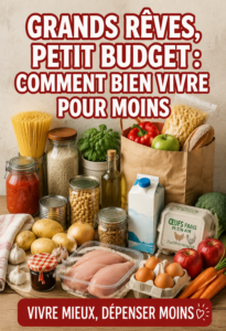 Une femme souriante profitant d'un moment paisible dans une jolie décoration à petit budget, représentant une vie épanouissante.