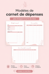 Une image d'un cahier de comptes sur une table avec un stylo, symbolisant la gestion des dépenses.
