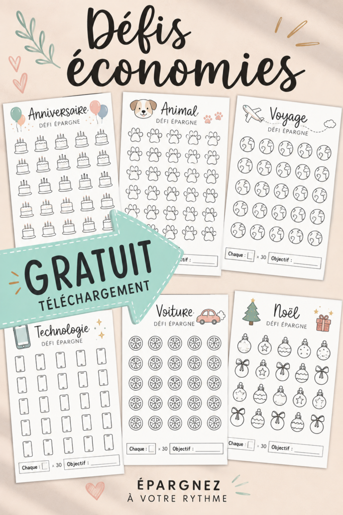 Illustration de défis d'épargne à tester gratuitement