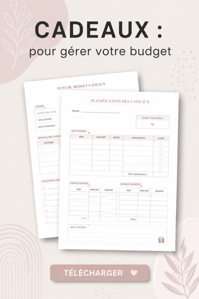 Femme examinant des options de cadeaux tout en planifiant son budget