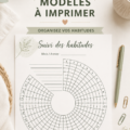 Des imprimables colorés et pratiques pour optimiser son quotidien