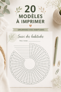 Des imprimables colorés et pratiques pour optimiser son quotidien