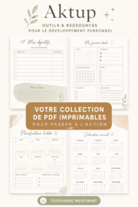Femme utilisant des outils de développement personnel sur son ordinateur.