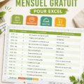 Planificateur de repas gratuit sur Excel pour une organisation simplifiée