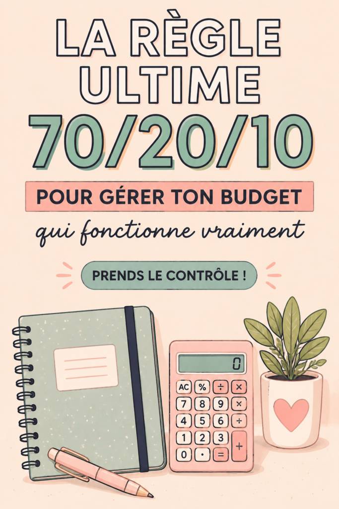 Femme souriante consultant son budget avec un ordinateur portable.