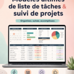 Template de gestion de projet avec des tâches claires